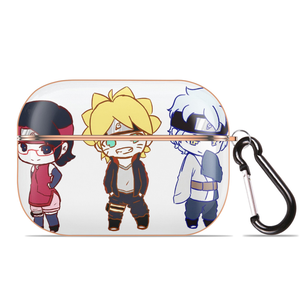 （画像用） NARUTO -ナルト- うずまき ボルト Uzumaki Boruto 【AirPods Pro用】ハードシェル保護ケース｜耐衝撃・防指紋・カラビナ付き商品仕様