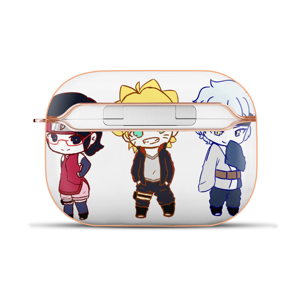 （画像用） NARUTO -ナルト- うずまき ボルト Uzumaki Boruto 【AirPods Pro用】ハードシェル保護ケース｜耐衝撃・防指紋・カラビナ付き商品仕様