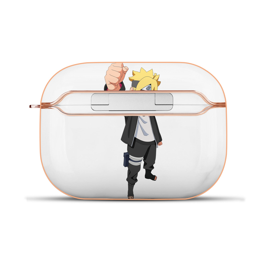 （画像用） NARUTO -ナルト- うずまき ボルト Uzumaki Boruto 【AirPods Pro用】ハードシェル保護ケース｜耐衝撃・防指紋・カラビナ付き商品仕様