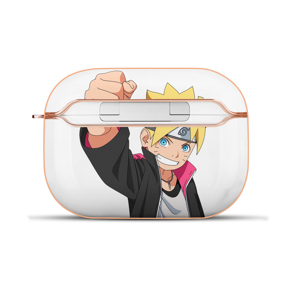 （画像用） NARUTO -ナルト- うずまき ボルト Uzumaki Boruto 【AirPods Pro用】ハードシェル保護ケース｜耐衝撃・防指紋・カラビナ付き商品仕様