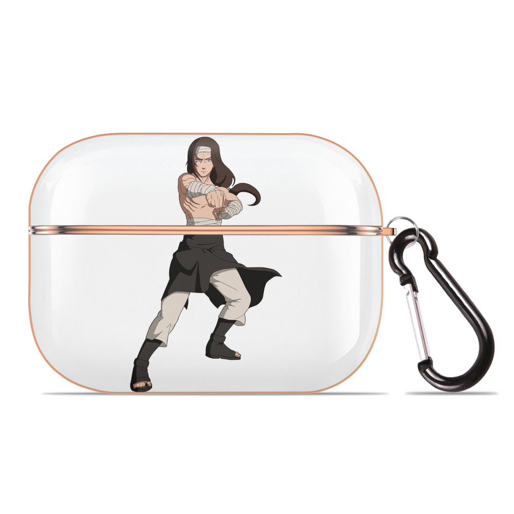 （画像用） NARUTO -ナルト- 日向ネジ Hyūga Neji 【AirPods Pro用】ハードシェル保護ケース｜耐衝撃・防指紋・カラビナ付き商品仕様