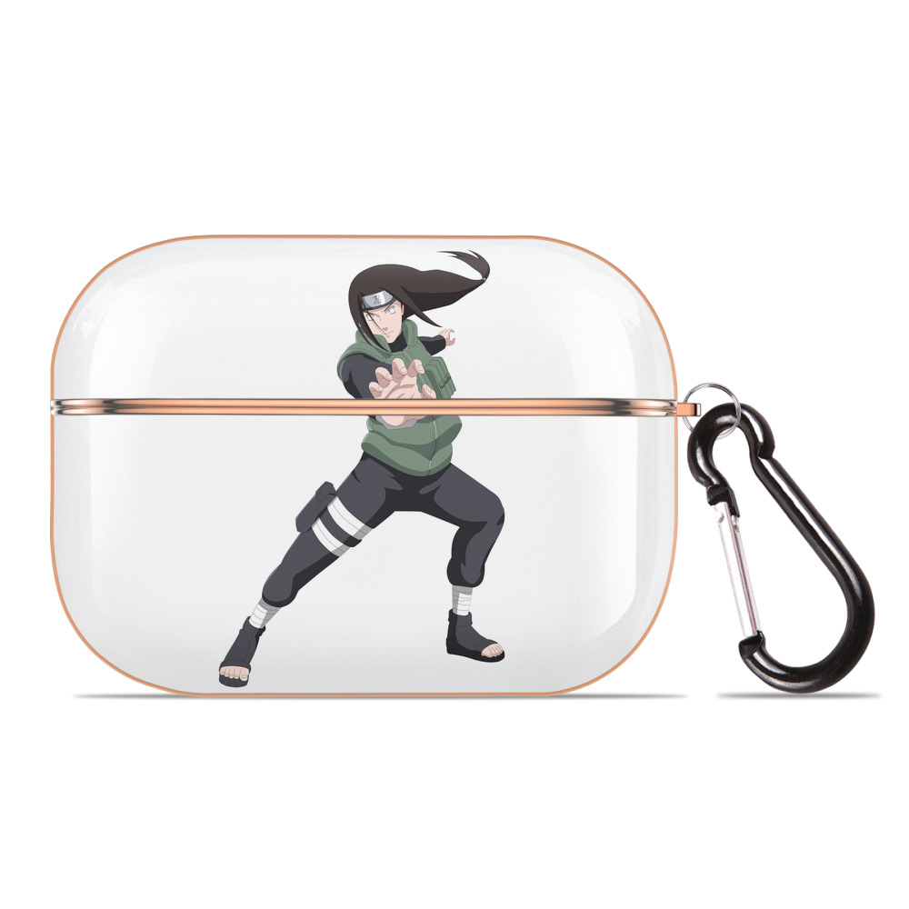 （画像用） NARUTO -ナルト- 日向ネジ Hyūga Neji 【AirPods Pro用】ハードシェル保護ケース｜耐衝撃・防指紋・カラビナ付き商品仕様