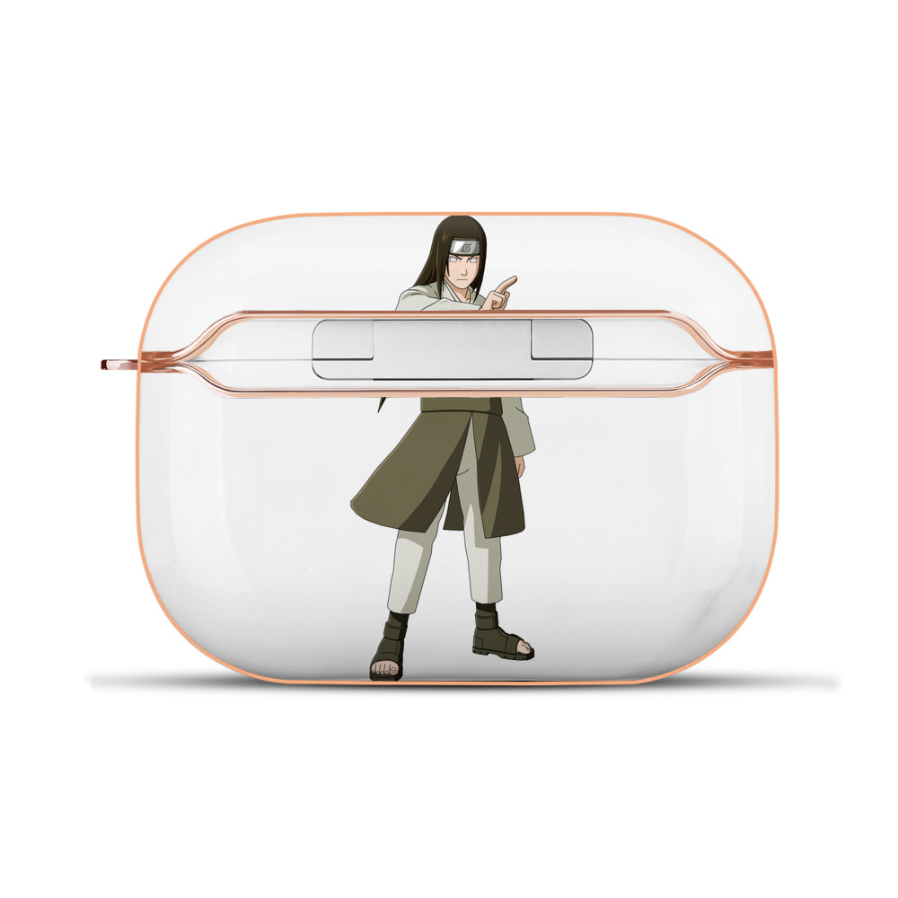 （画像用） NARUTO -ナルト- 日向ネジ Hyūga Neji 【AirPods Pro用】ハードシェル保護ケース｜耐衝撃・防指紋・カラビナ付き商品仕様