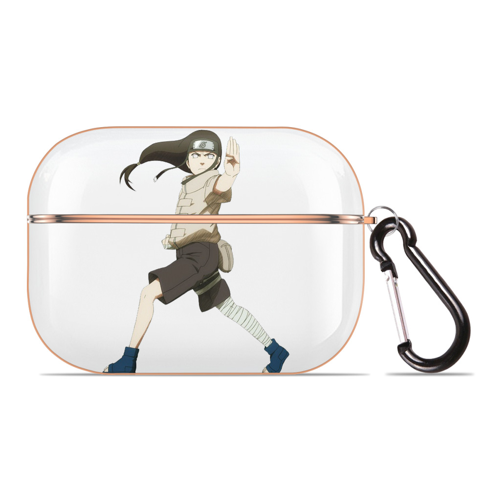 （画像用） NARUTO -ナルト- 日向ネジ Hyūga Neji 【AirPods Pro用】ハードシェル保護ケース｜耐衝撃・防指紋・カラビナ付き商品仕様