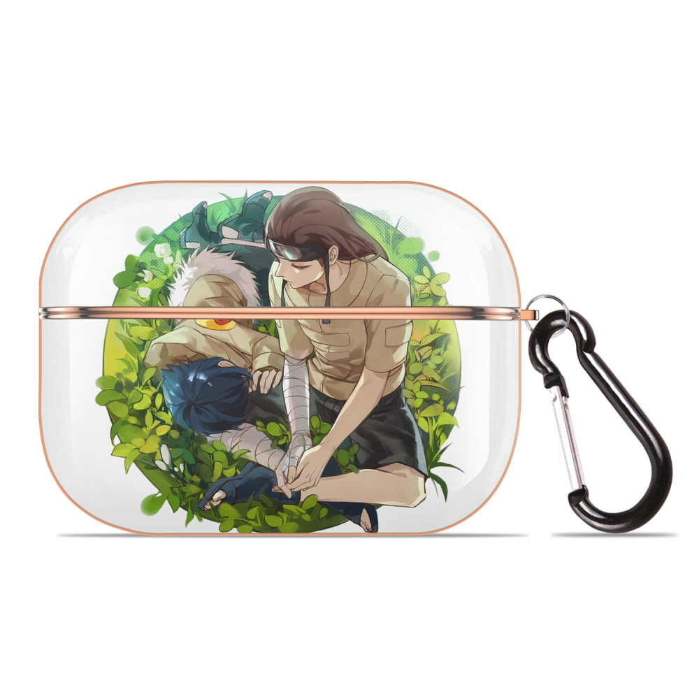 （画像用） NARUTO -ナルト- 日向ネジ Hyūga Neji 【AirPods Pro用】ハードシェル保護ケース｜耐衝撃・防指紋・カラビナ付き商品仕様