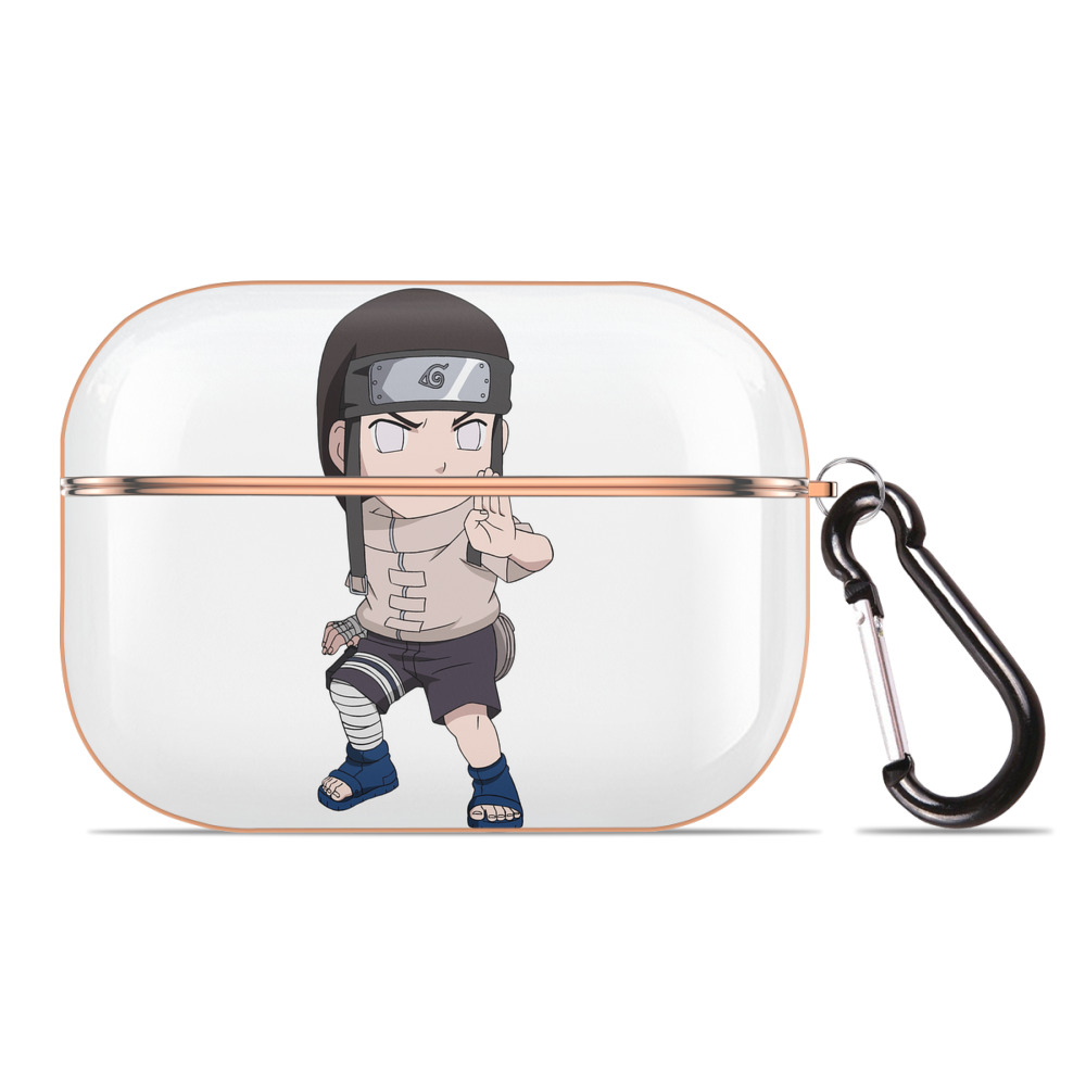 （画像用） NARUTO -ナルト- 日向ネジ Hyūga Neji 【AirPods Pro用】ハードシェル保護ケース｜耐衝撃・防指紋・カラビナ付き商品仕様