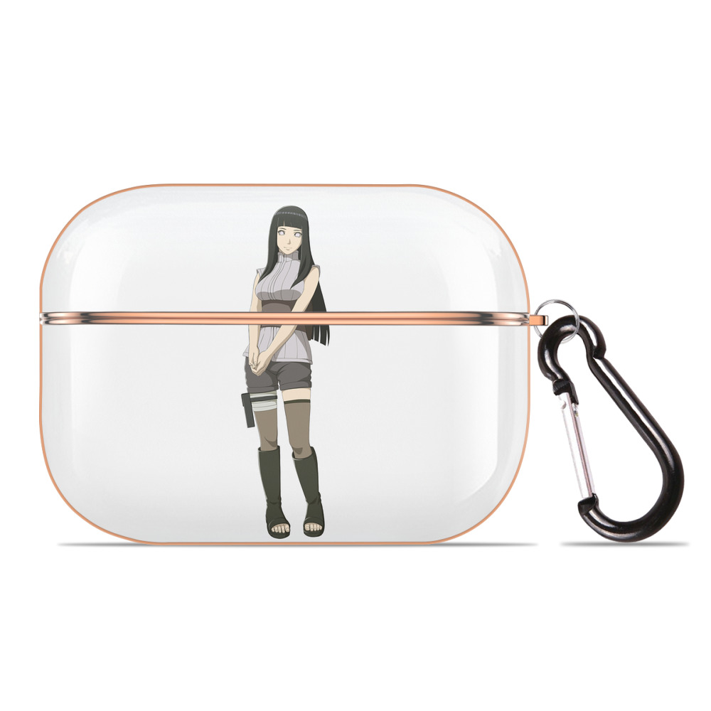 （画像用） NARUTO -ナルト- 日向ヒナタ Hyūga Hinata 【AirPods Pro用】ハードシェル保護ケース｜耐衝撃・防指紋・カラビナ付き商品仕様