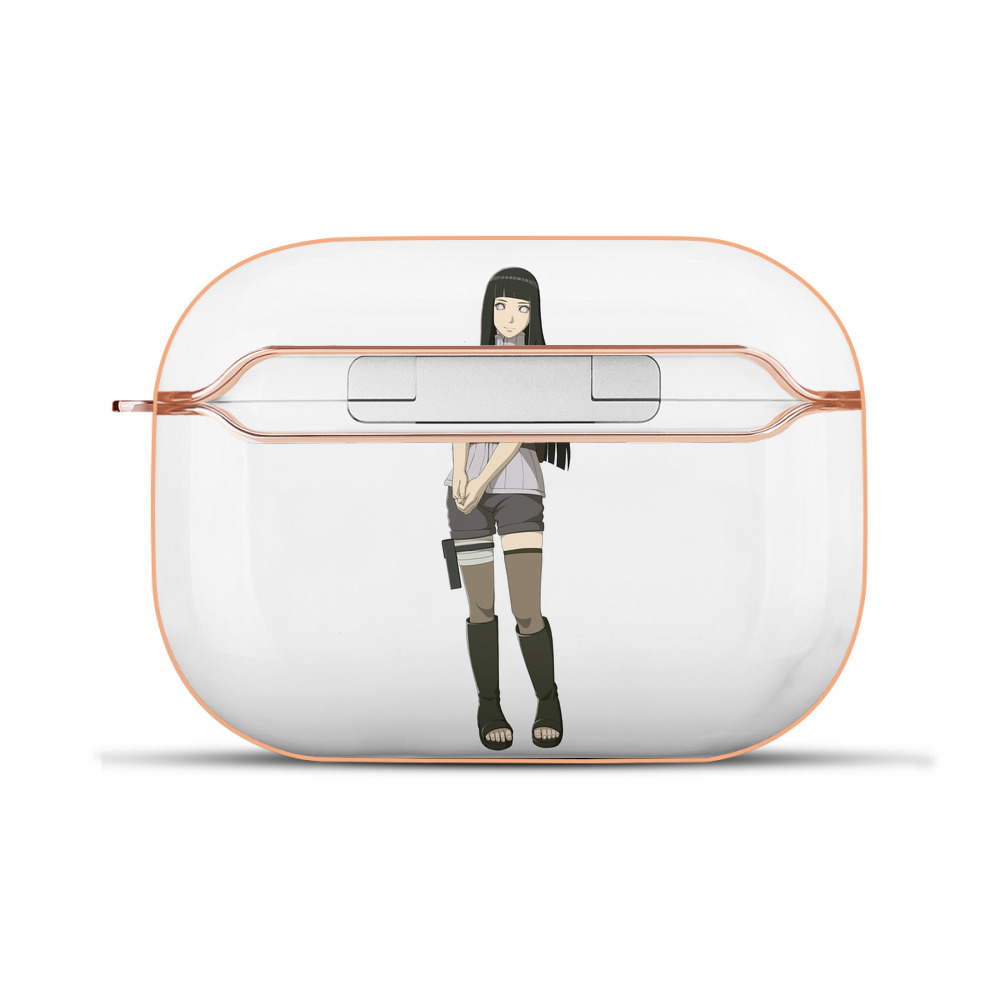 （画像用） NARUTO -ナルト- 日向ヒナタ Hyūga Hinata 【AirPods Pro用】ハードシェル保護ケース｜耐衝撃・防指紋・カラビナ付き商品仕様