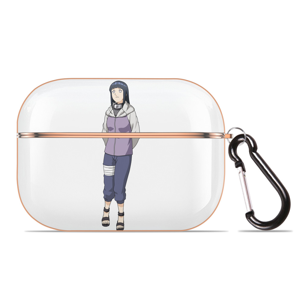 （画像用） NARUTO -ナルト- 日向ヒナタ Hyūga Hinata 【AirPods Pro用】ハードシェル保護ケース｜耐衝撃・防指紋・カラビナ付き商品仕様