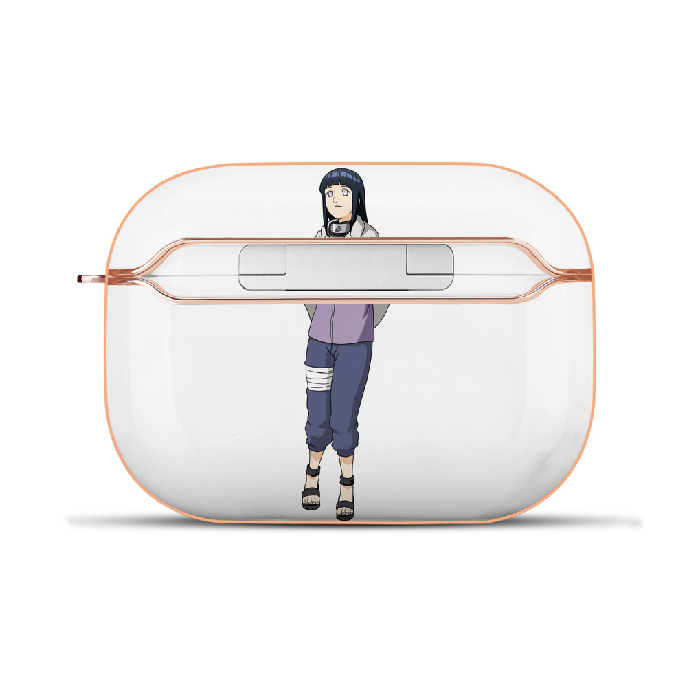 （画像用） NARUTO -ナルト- 日向ヒナタ Hyūga Hinata 【AirPods Pro用】ハードシェル保護ケース｜耐衝撃・防指紋・カラビナ付き商品仕様