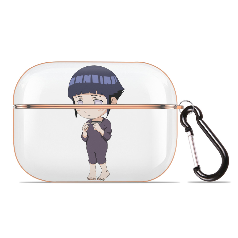 （画像用） NARUTO -ナルト- 日向ヒナタ Hyūga Hinata 【AirPods Pro用】ハードシェル保護ケース｜耐衝撃・防指紋・カラビナ付き商品仕様