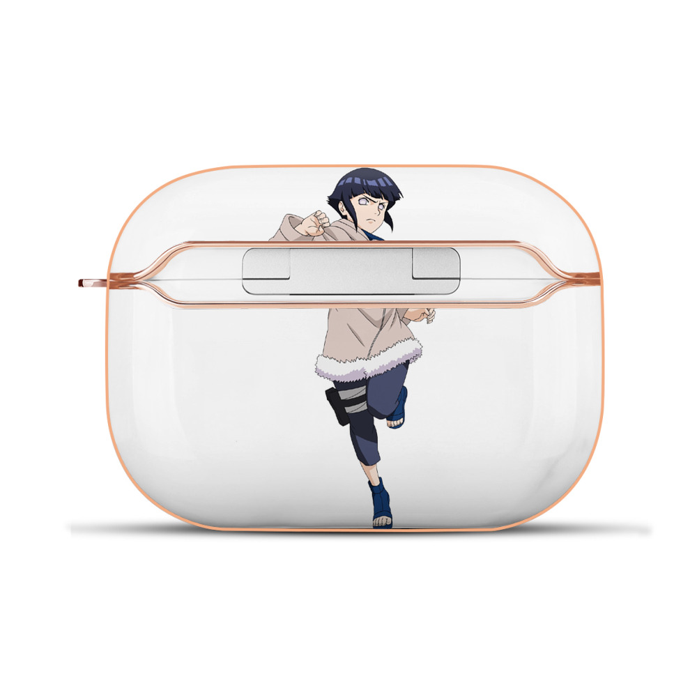 （画像用） NARUTO -ナルト- 日向ヒナタ Hyūga Hinata 【AirPods Pro用】ハードシェル保護ケース｜耐衝撃・防指紋・カラビナ付き商品仕様