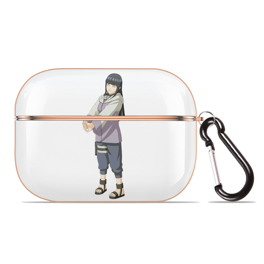 （画像用） NARUTO -ナルト- 日向ヒナタ Hyūga Hinata 【AirPods Pro用】ハードシェル保護ケース｜耐衝撃・防指紋・カラビナ付き商品仕様
