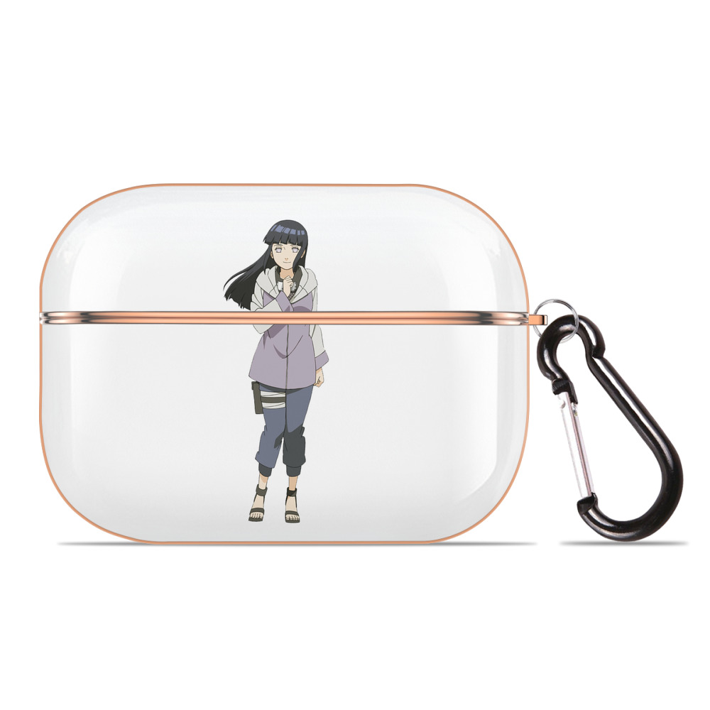 （画像用） NARUTO -ナルト- 日向ヒナタ Hyūga Hinata 【AirPods Pro用】ハードシェル保護ケース｜耐衝撃・防指紋・カラビナ付き商品仕様
