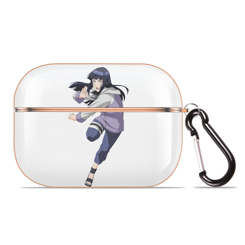 （画像用） NARUTO -ナルト- 日向ヒナタ Hyūga Hinata 【AirPods Pro用】ハードシェル保護ケース｜耐衝撃・防指紋・カラビナ付き商品仕様