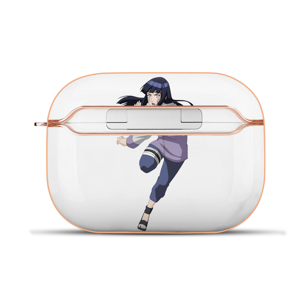 （画像用） NARUTO -ナルト- 日向ヒナタ Hyūga Hinata 【AirPods Pro用】ハードシェル保護ケース｜耐衝撃・防指紋・カラビナ付き商品仕様