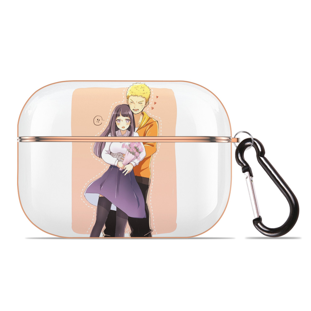 （画像用） NARUTO -ナルト- 日向ヒナタ Hyūga Hinata 【AirPods Pro用】ハードシェル保護ケース｜耐衝撃・防指紋・カラビナ付き商品仕様