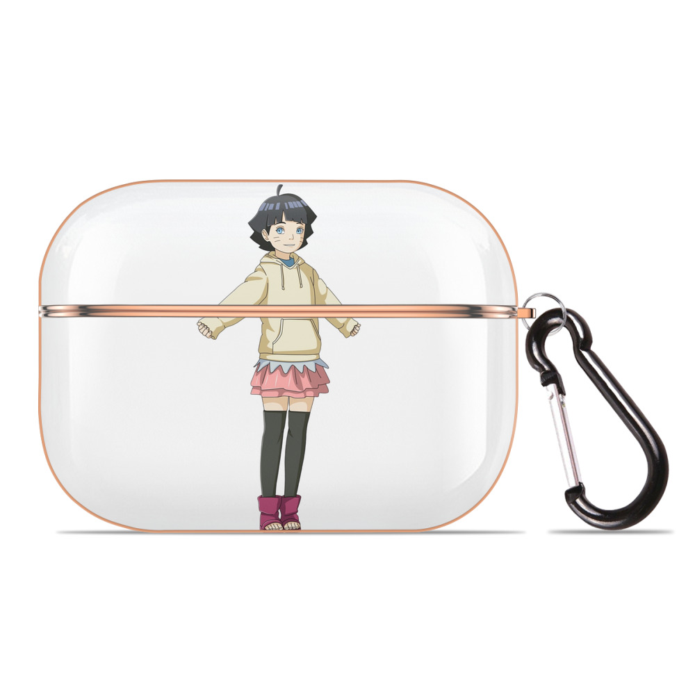 （画像用） NARUTO -ナルト- うずまき ヒマワリ Uzumaki Himawari 【AirPods Pro用】ハードシェル保護ケース｜耐衝撃・防指紋・カラビナ付き商品仕様