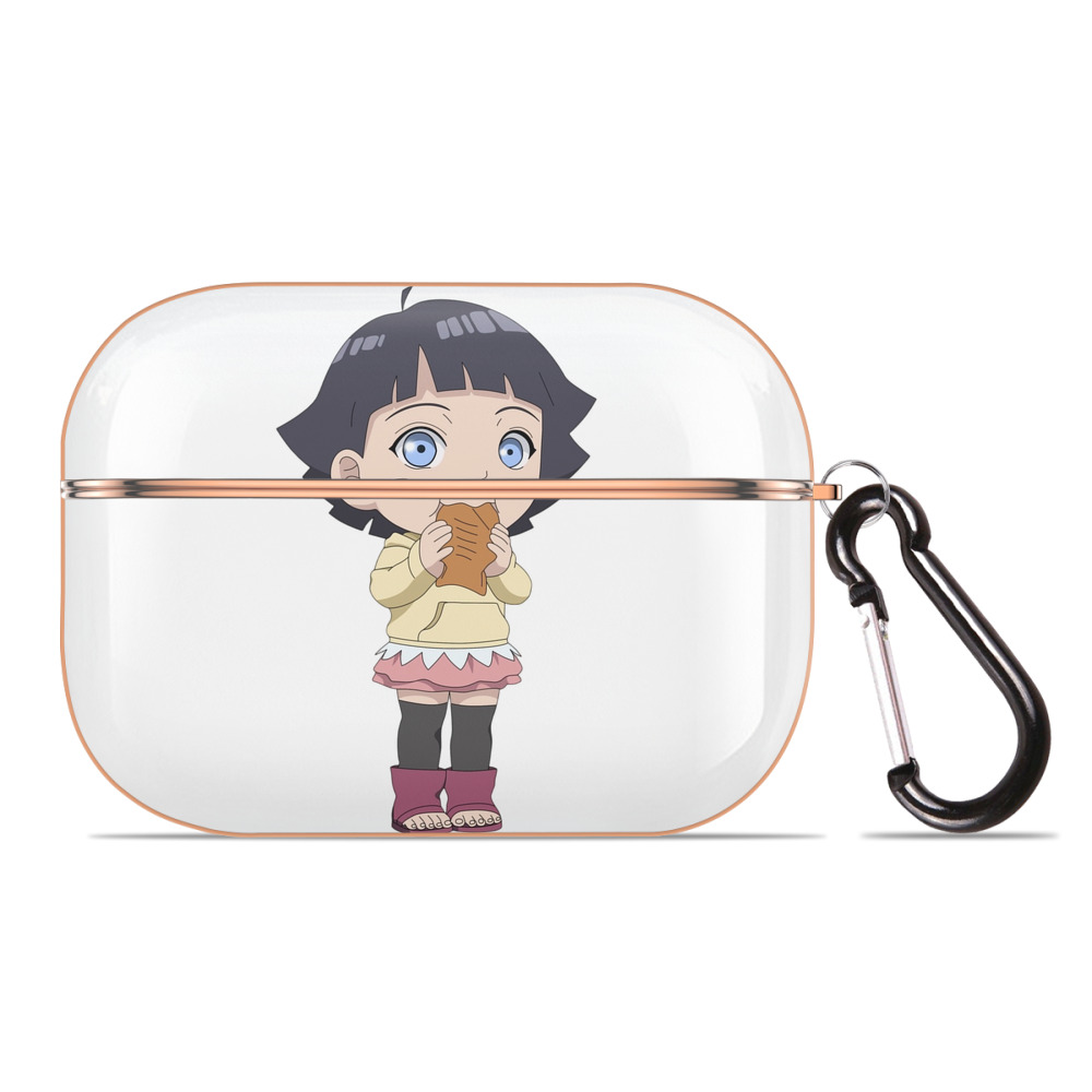 （画像用） NARUTO -ナルト- うずまき ヒマワリ Uzumaki Himawari 【AirPods Pro用】ハードシェル保護ケース｜耐衝撃・防指紋・カラビナ付き商品仕様