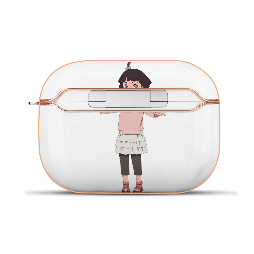 （画像用） NARUTO -ナルト- うずまき ヒマワリ Uzumaki Himawari 【AirPods Pro用】ハードシェル保護ケース｜耐衝撃・防指紋・カラビナ付き商品仕様