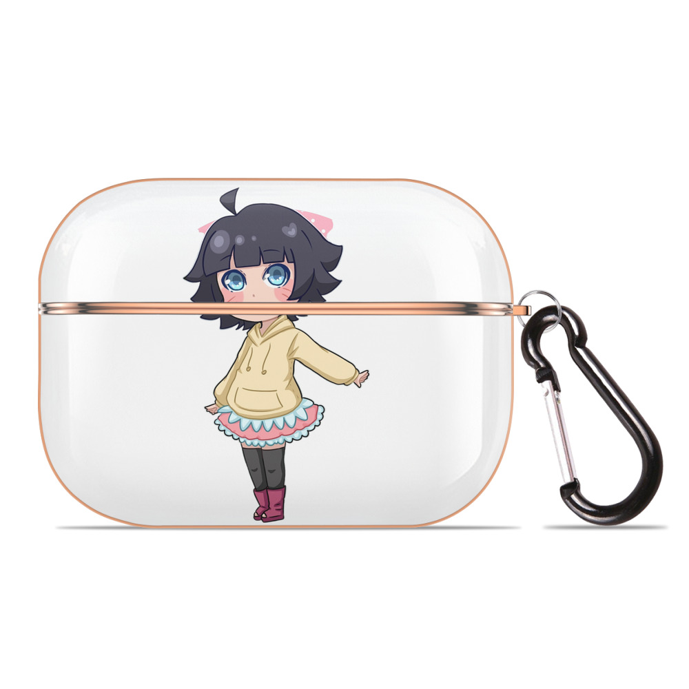 （画像用） NARUTO -ナルト- うずまき ヒマワリ Uzumaki Himawari 【AirPods Pro用】ハードシェル保護ケース｜耐衝撃・防指紋・カラビナ付き商品仕様