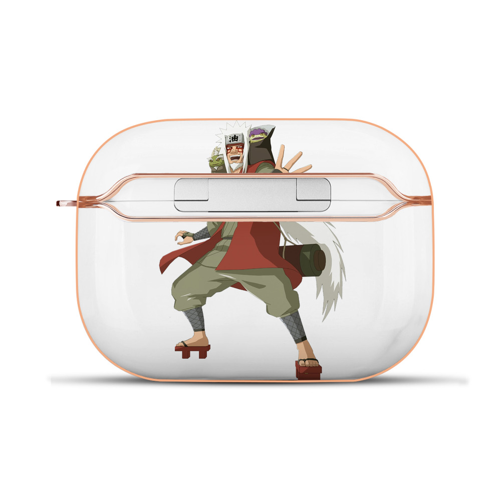（画像用） NARUTO -ナルト- 自来也（じらいや） Jiraiya 【AirPods Pro用】ハードシェル保護ケース｜耐衝撃・防指紋・カラビナ付き商品仕様