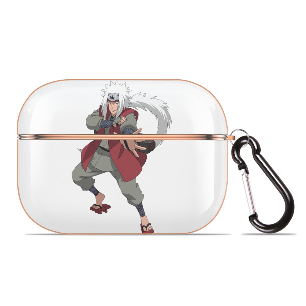 （画像用） NARUTO -ナルト- 自来也（じらいや） Jiraiya 【AirPods Pro用】ハードシェル保護ケース｜耐衝撃・防指紋・カラビナ付き商品仕様