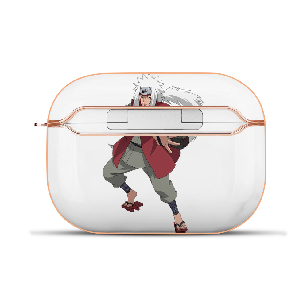 （画像用） NARUTO -ナルト- 自来也（じらいや） Jiraiya 【AirPods Pro用】ハードシェル保護ケース｜耐衝撃・防指紋・カラビナ付き商品仕様