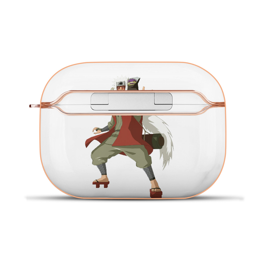 （画像用） NARUTO -ナルト- 自来也（じらいや） Jiraiya 【AirPods Pro用】ハードシェル保護ケース｜耐衝撃・防指紋・カラビナ付き商品仕様
