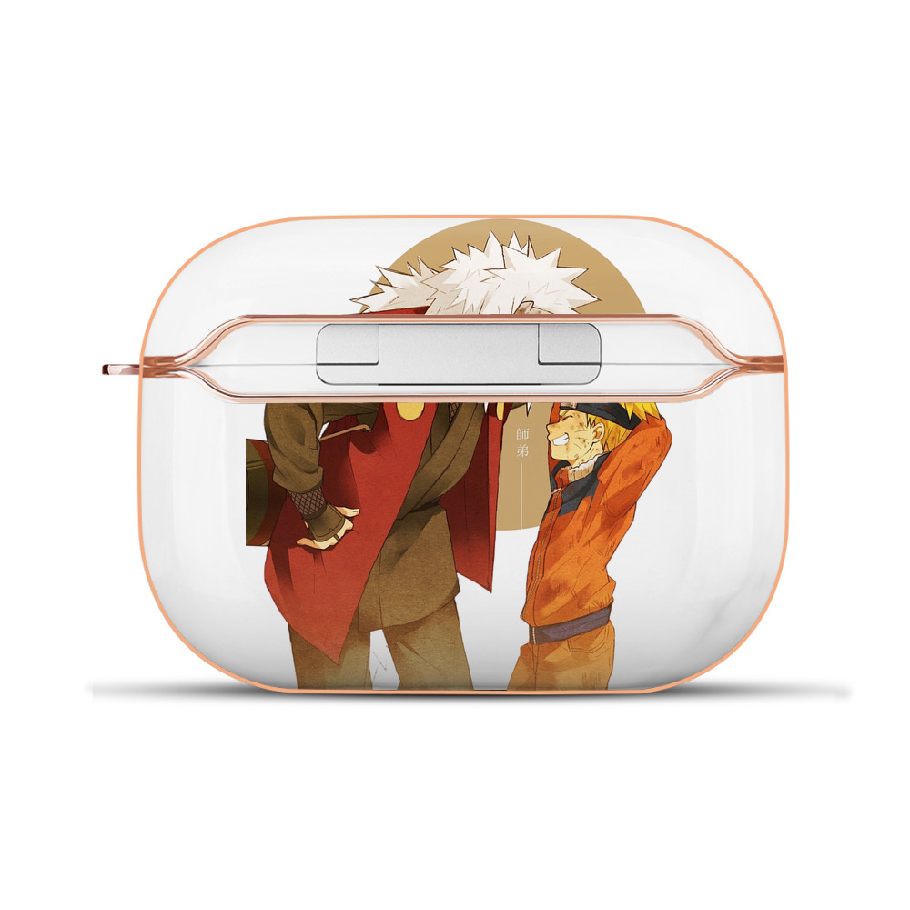 （画像用） NARUTO -ナルト- 自来也（じらいや） Jiraiya 【AirPods Pro用】ハードシェル保護ケース｜耐衝撃・防指紋・カラビナ付き商品仕様