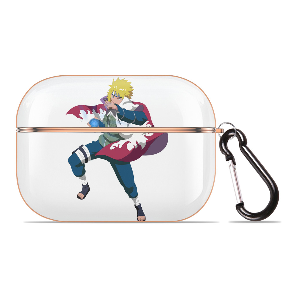（画像用） NARUTO -ナルト- 波風 ミナト Namikaze Minato 【AirPods Pro用】ハードシェル保護ケース｜耐衝撃・防指紋・カラビナ付き商品仕様