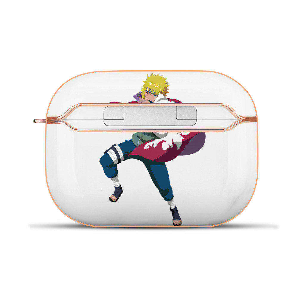 （画像用） NARUTO -ナルト- 波風 ミナト Namikaze Minato 【AirPods Pro用】ハードシェル保護ケース｜耐衝撃・防指紋・カラビナ付き商品仕様