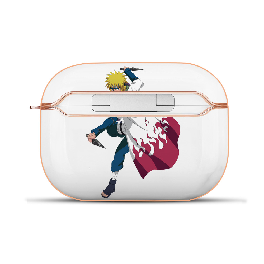 （画像用） NARUTO -ナルト- 波風 ミナト Namikaze Minato 【AirPods Pro用】ハードシェル保護ケース｜耐衝撃・防指紋・カラビナ付き商品仕様