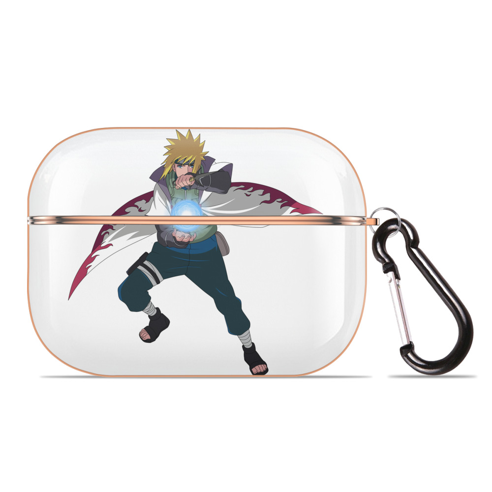 （画像用） NARUTO -ナルト- 波風 ミナト Namikaze Minato 【AirPods Pro用】ハードシェル保護ケース｜耐衝撃・防指紋・カラビナ付き商品仕様