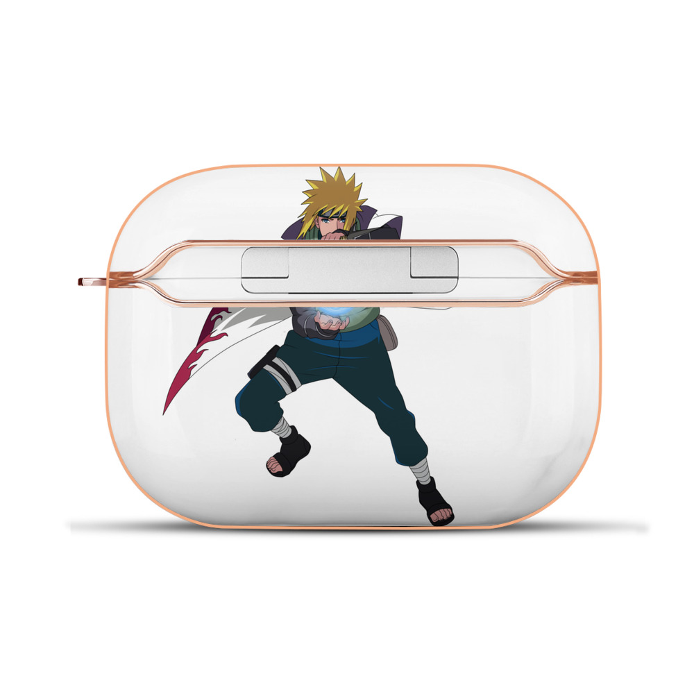 （画像用） NARUTO -ナルト- 波風 ミナト Namikaze Minato 【AirPods Pro用】ハードシェル保護ケース｜耐衝撃・防指紋・カラビナ付き商品仕様