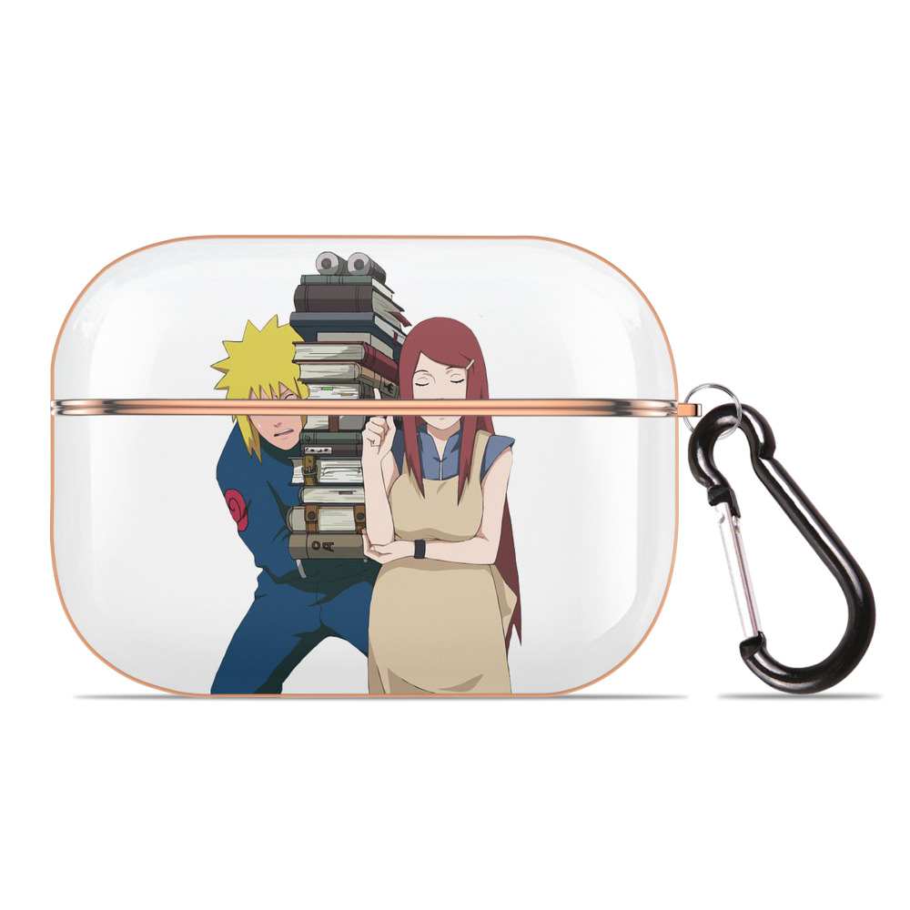 （画像用） NARUTO -ナルト- 波風 ミナト Namikaze Minato 【AirPods Pro用】ハードシェル保護ケース｜耐衝撃・防指紋・カラビナ付き商品仕様