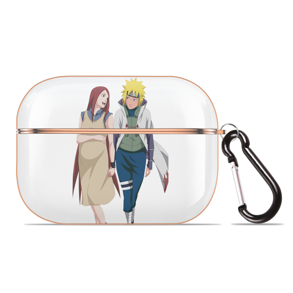 （画像用） NARUTO -ナルト- 波風 ミナト Namikaze Minato 【AirPods Pro用】ハードシェル保護ケース｜耐衝撃・防指紋・カラビナ付き商品仕様