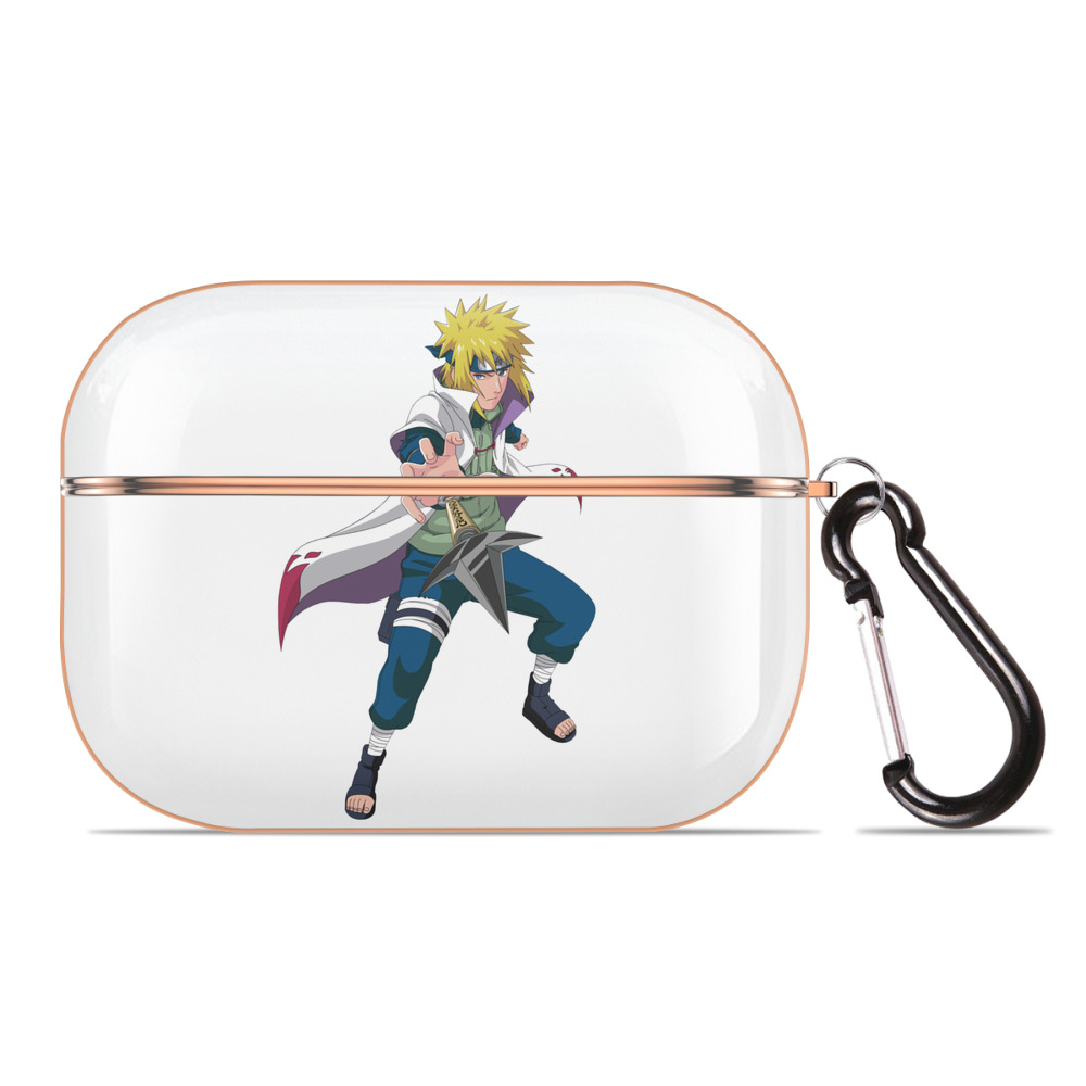 （画像用） NARUTO -ナルト- 波風 ミナト Namikaze Minato 【AirPods Pro用】ハードシェル保護ケース｜耐衝撃・防指紋・カラビナ付き商品仕様