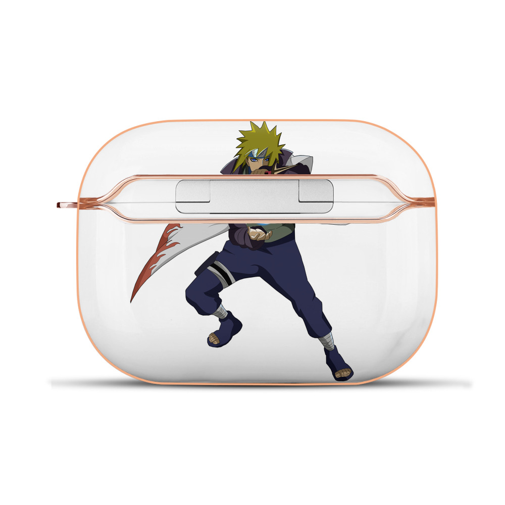 （画像用） NARUTO -ナルト- 波風 ミナト Namikaze Minato 【AirPods Pro用】ハードシェル保護ケース｜耐衝撃・防指紋・カラビナ付き商品仕様