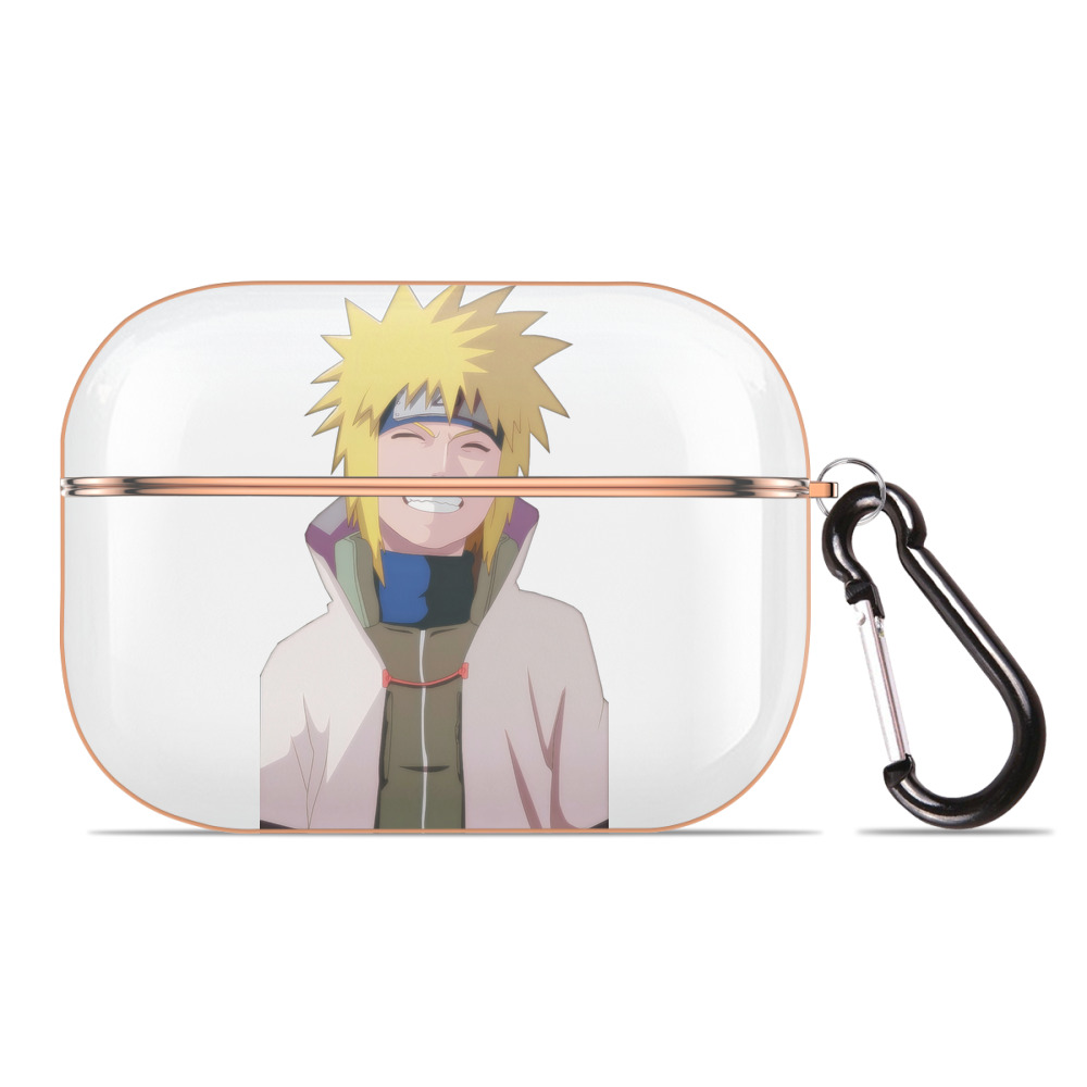 （画像用） NARUTO -ナルト- 波風 ミナト Namikaze Minato 【AirPods Pro用】ハードシェル保護ケース｜耐衝撃・防指紋・カラビナ付き商品仕様