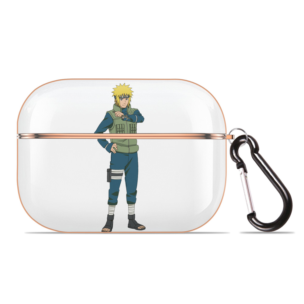（画像用） NARUTO -ナルト- 波風 ミナト Namikaze Minato 【AirPods Pro用】ハードシェル保護ケース｜耐衝撃・防指紋・カラビナ付き商品仕様