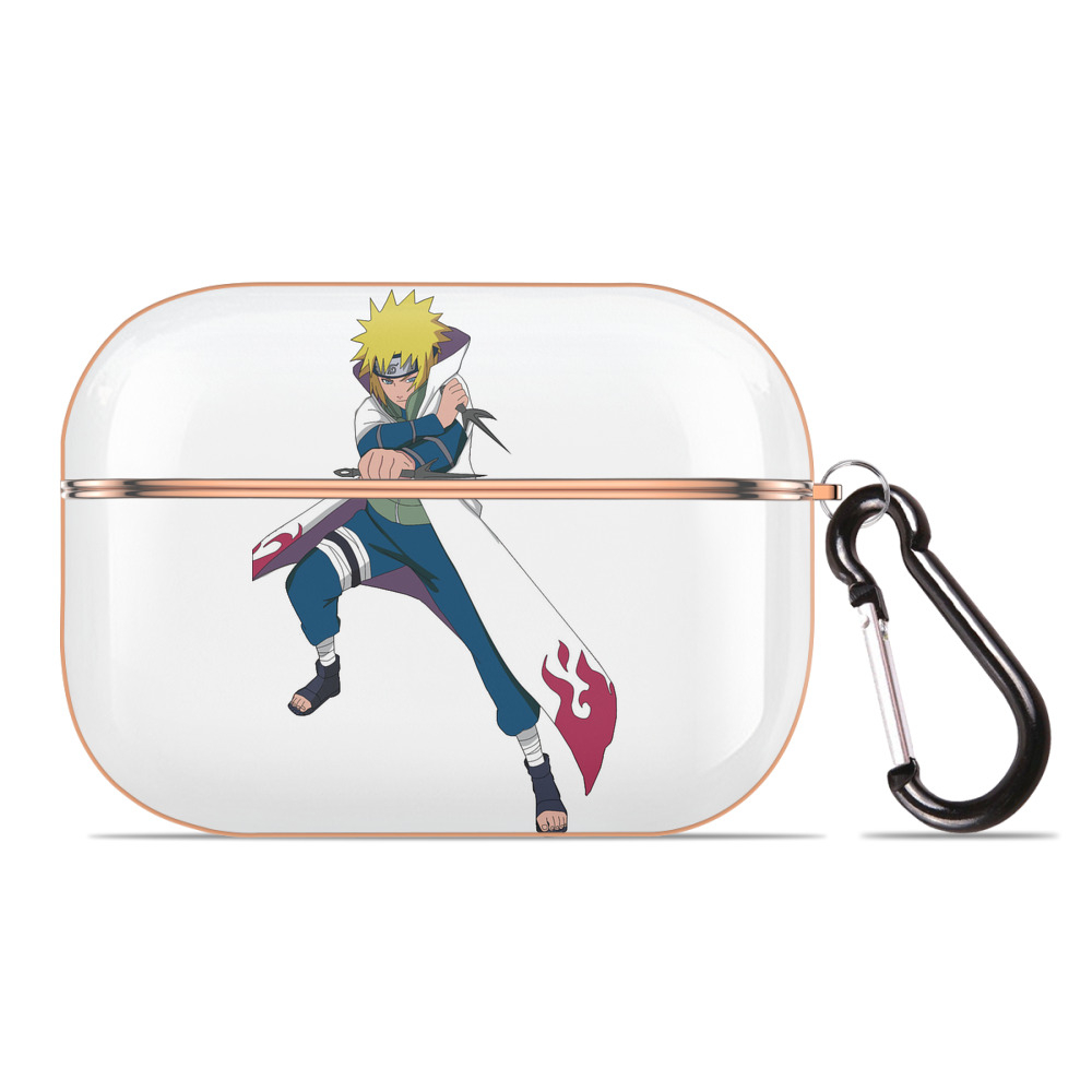 （画像用） NARUTO -ナルト- 波風 ミナト Namikaze Minato 【AirPods Pro用】ハードシェル保護ケース｜耐衝撃・防指紋・カラビナ付き商品仕様