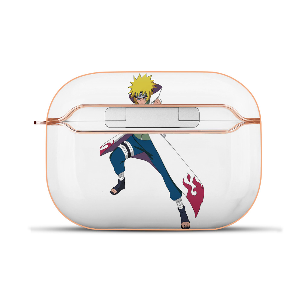 （画像用） NARUTO -ナルト- 波風 ミナト Namikaze Minato 【AirPods Pro用】ハードシェル保護ケース｜耐衝撃・防指紋・カラビナ付き商品仕様
