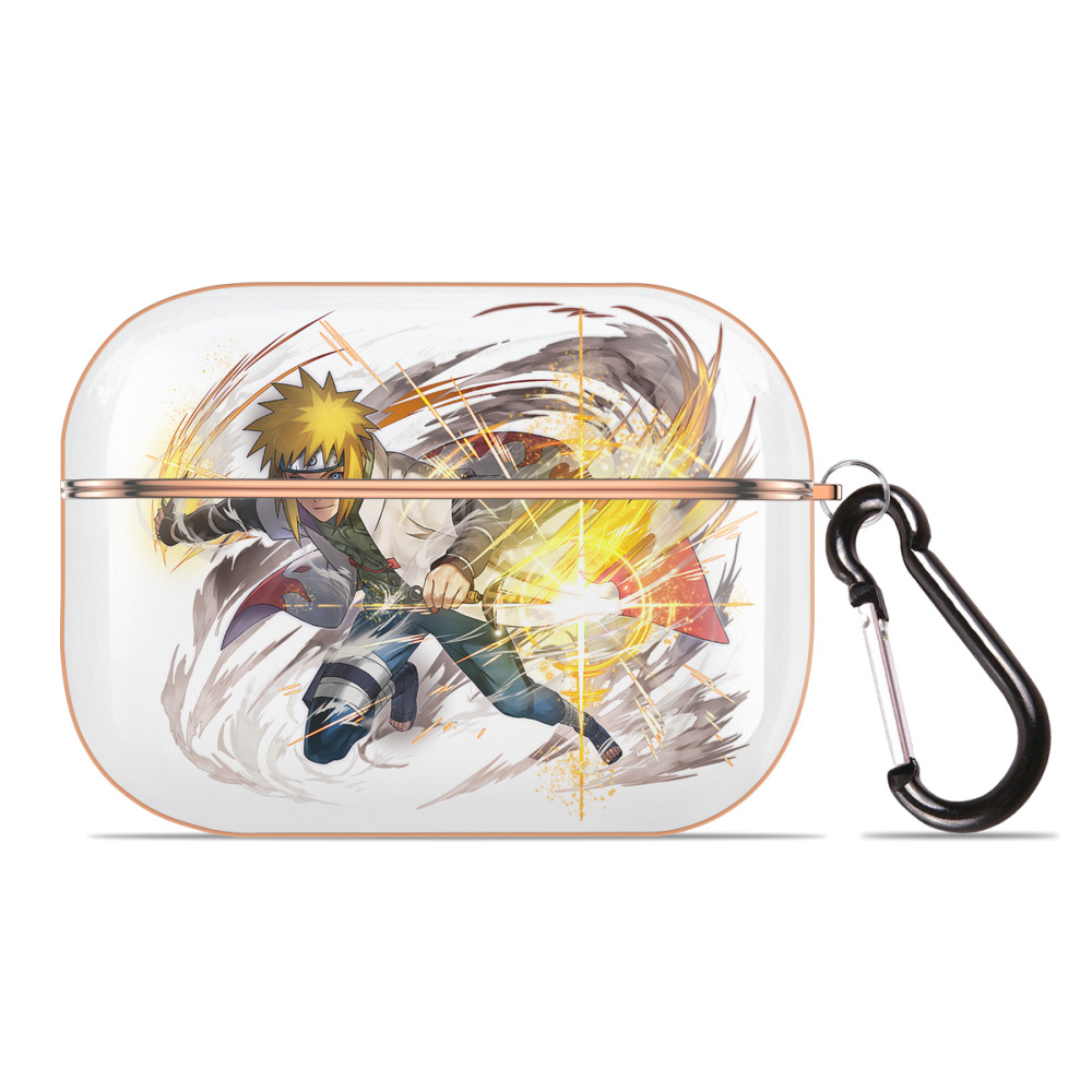（画像用） NARUTO -ナルト- 波風 ミナト Namikaze Minato 【AirPods Pro用】ハードシェル保護ケース｜耐衝撃・防指紋・カラビナ付き商品仕様