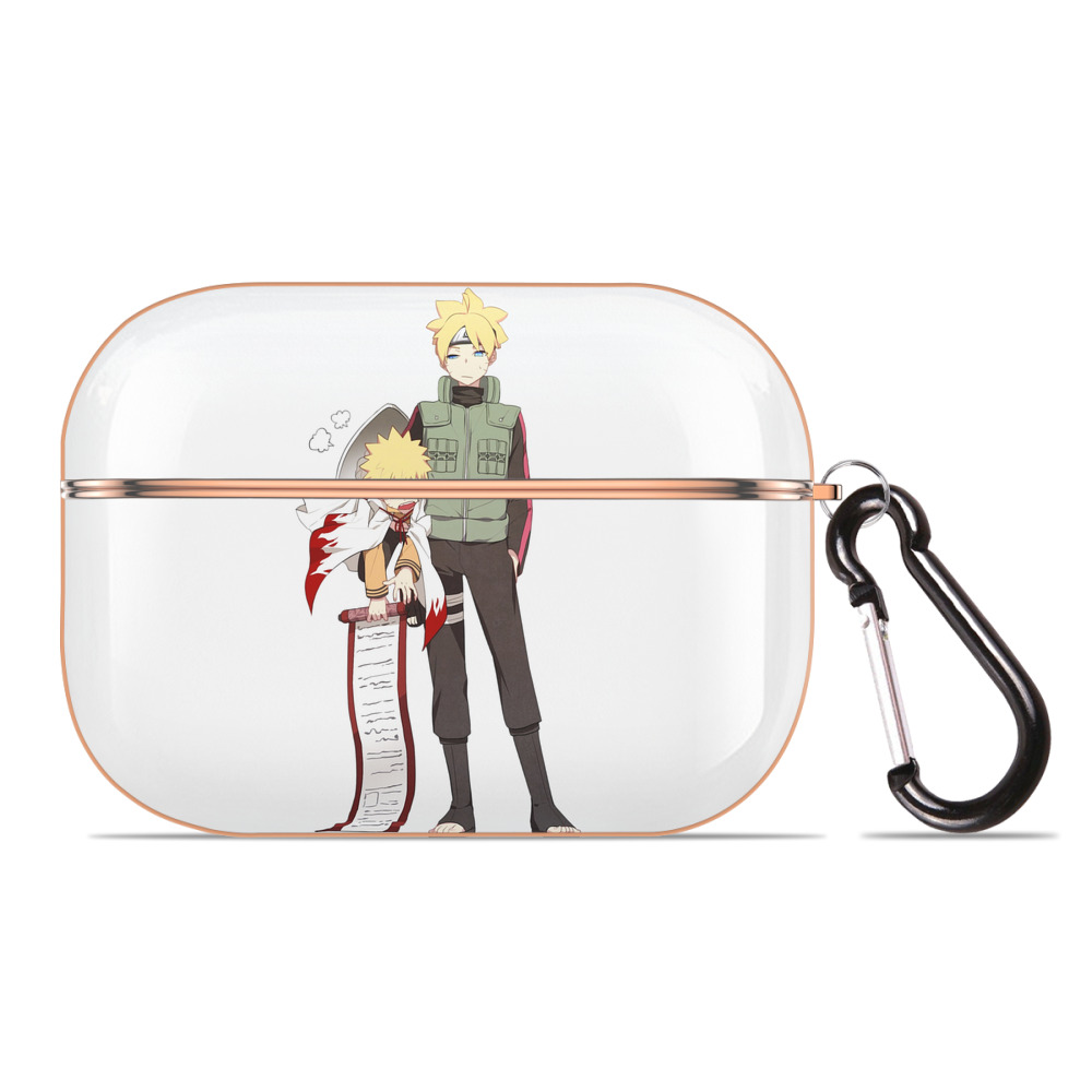 （画像用） NARUTO -ナルト- 波風 ミナト Namikaze Minato 【AirPods Pro用】ハードシェル保護ケース｜耐衝撃・防指紋・カラビナ付き商品仕様