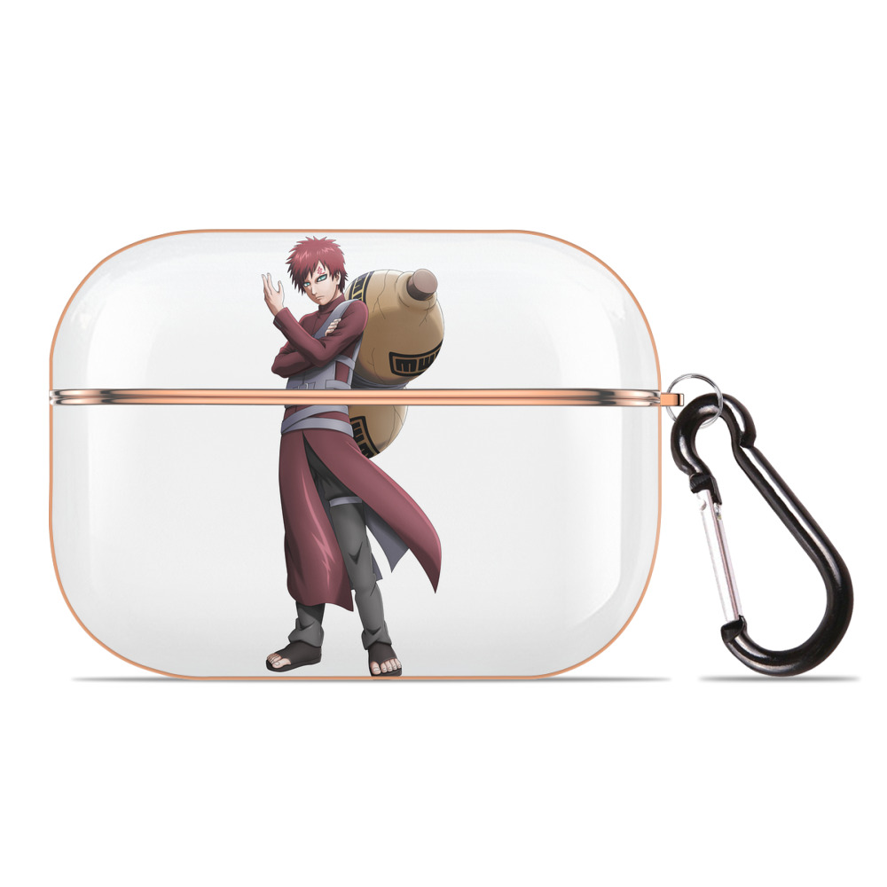 （画像用） NARUTO -ナルト- ガアラ Gaara 【AirPods Pro用】ハードシェル保護ケース｜耐衝撃・防指紋・カラビナ付き商品仕様