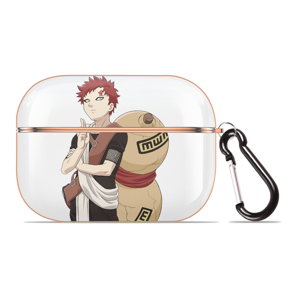 （画像用） NARUTO -ナルト- ガアラ Gaara 【AirPods Pro用】ハードシェル保護ケース｜耐衝撃・防指紋・カラビナ付き商品仕様