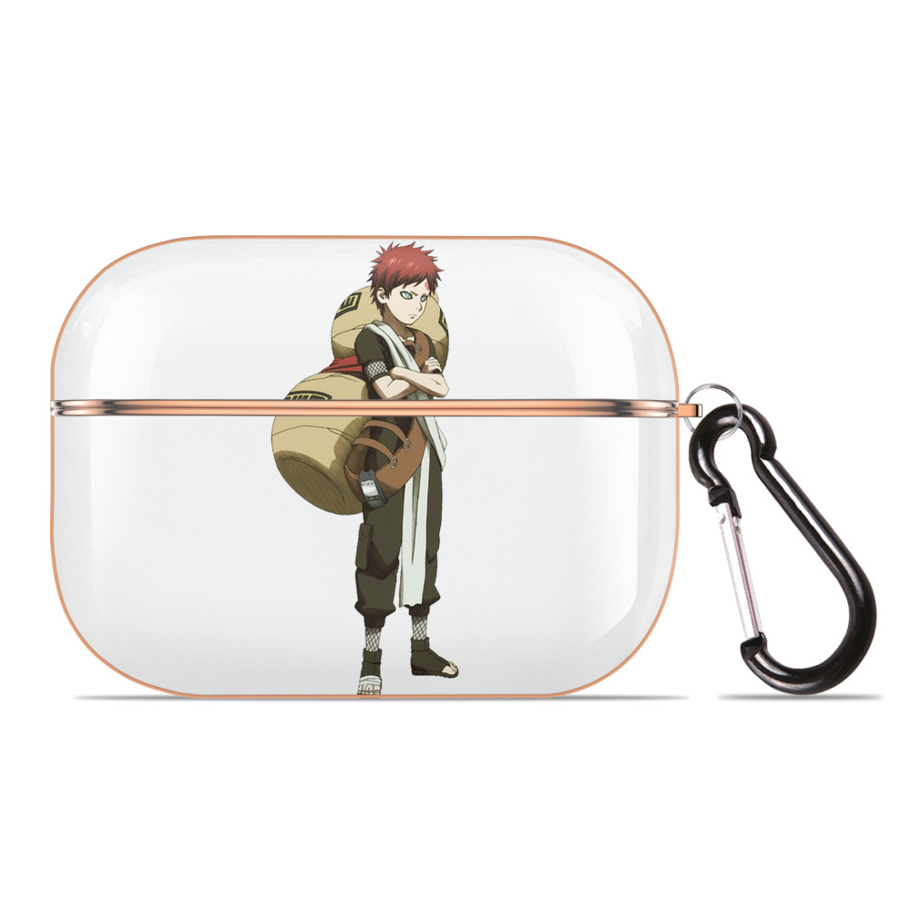 （画像用） NARUTO -ナルト- ガアラ Gaara 【AirPods Pro用】ハードシェル保護ケース｜耐衝撃・防指紋・カラビナ付き商品仕様
