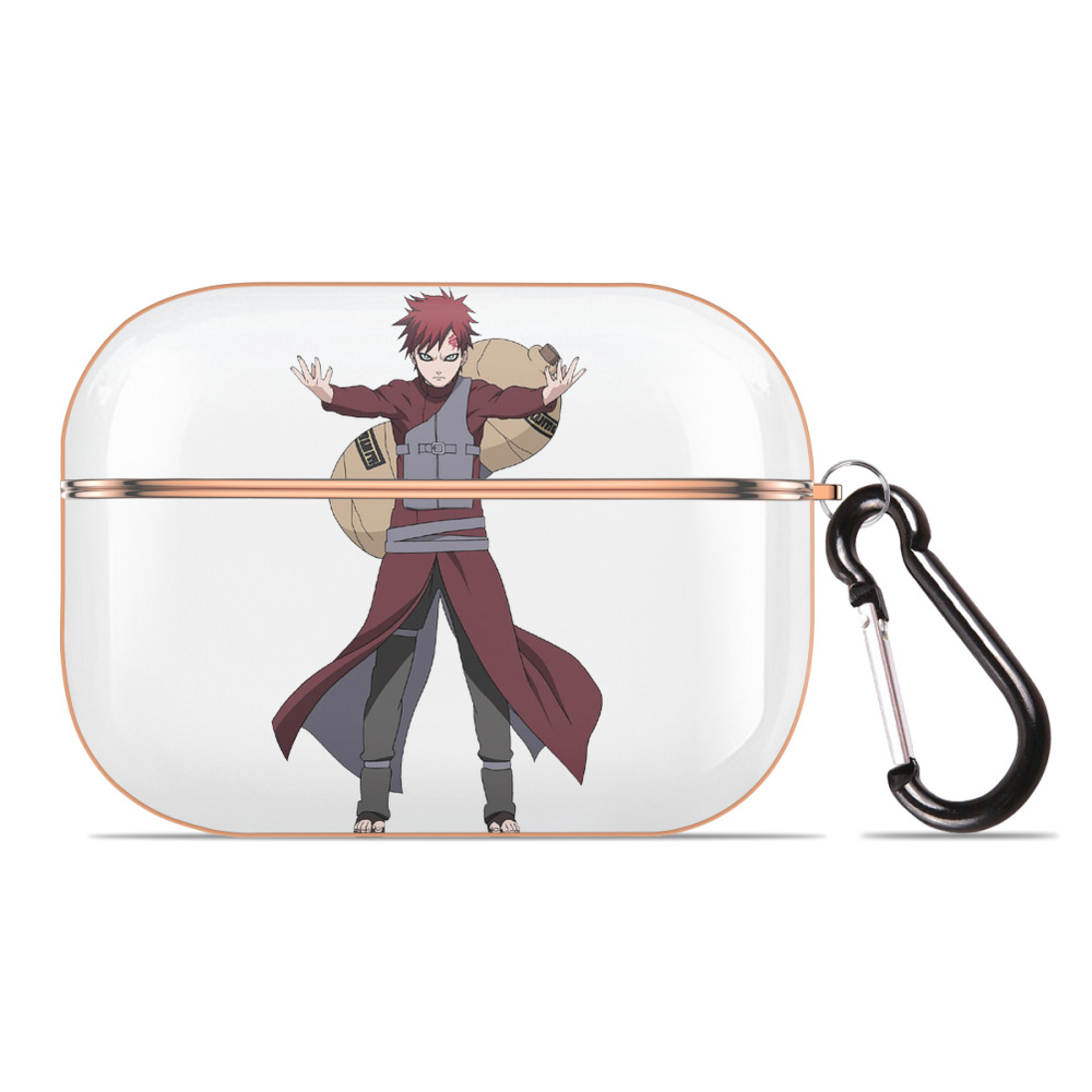（画像用） NARUTO -ナルト- ガアラ Gaara 【AirPods Pro用】ハードシェル保護ケース｜耐衝撃・防指紋・カラビナ付き商品仕様
