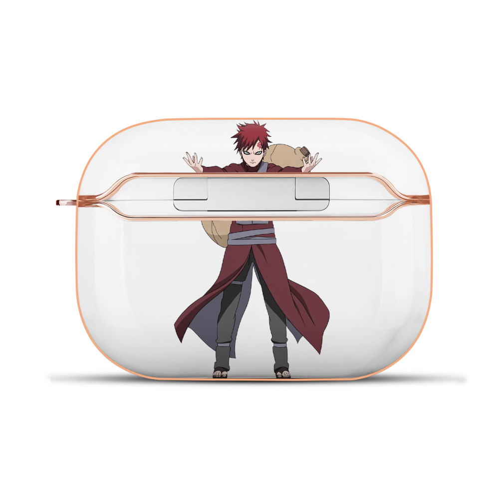 （画像用） NARUTO -ナルト- ガアラ Gaara 【AirPods Pro用】ハードシェル保護ケース｜耐衝撃・防指紋・カラビナ付き商品仕様